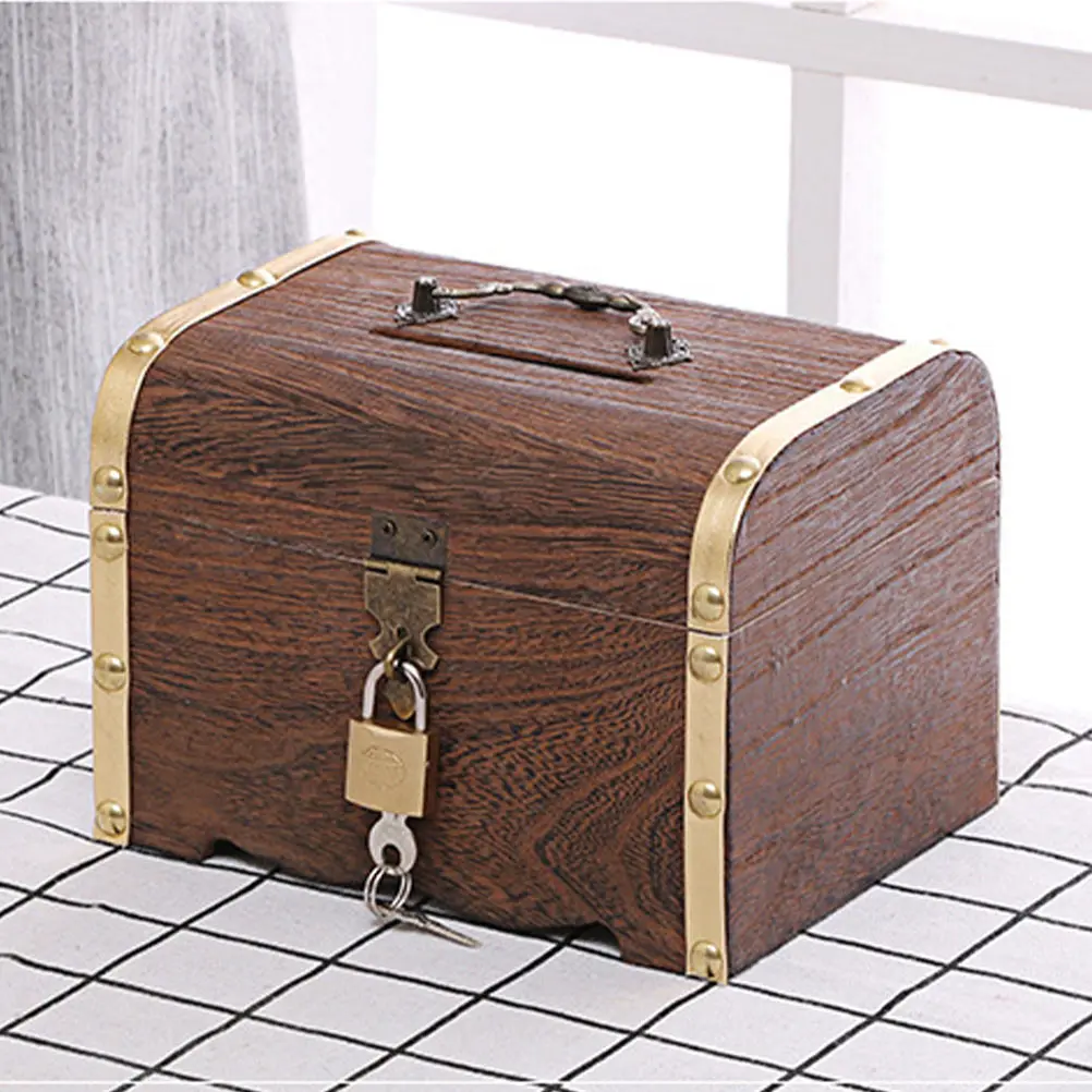 Vintage Treasure Chest Wooden Coin Case Retro Style Small Decorative Storage Box Healthy Safe Exquisite Craft Bright Color
Vintage Treasure Chest Wooden Coin Case Retro Style Small Decorative Storage Box Healthy Safe Exquisite Craft Bright Color