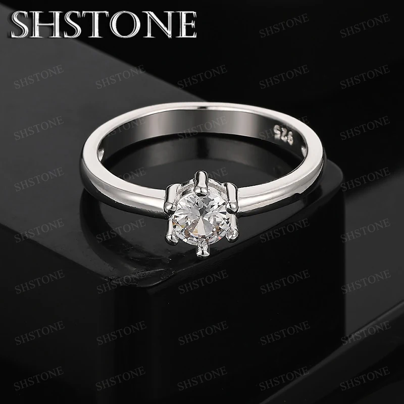 New Style 925 Sterling Silver Round Ring Inlaid Zircon Noble Luxury Jewelry Lady Party Engagement Wedding Accessories Gift
New Style 925 Sterling Silver Round Ring Inlaid Zircon Noble Luxury Jewelry Lady Party Engagement Wedding Accessories Gift