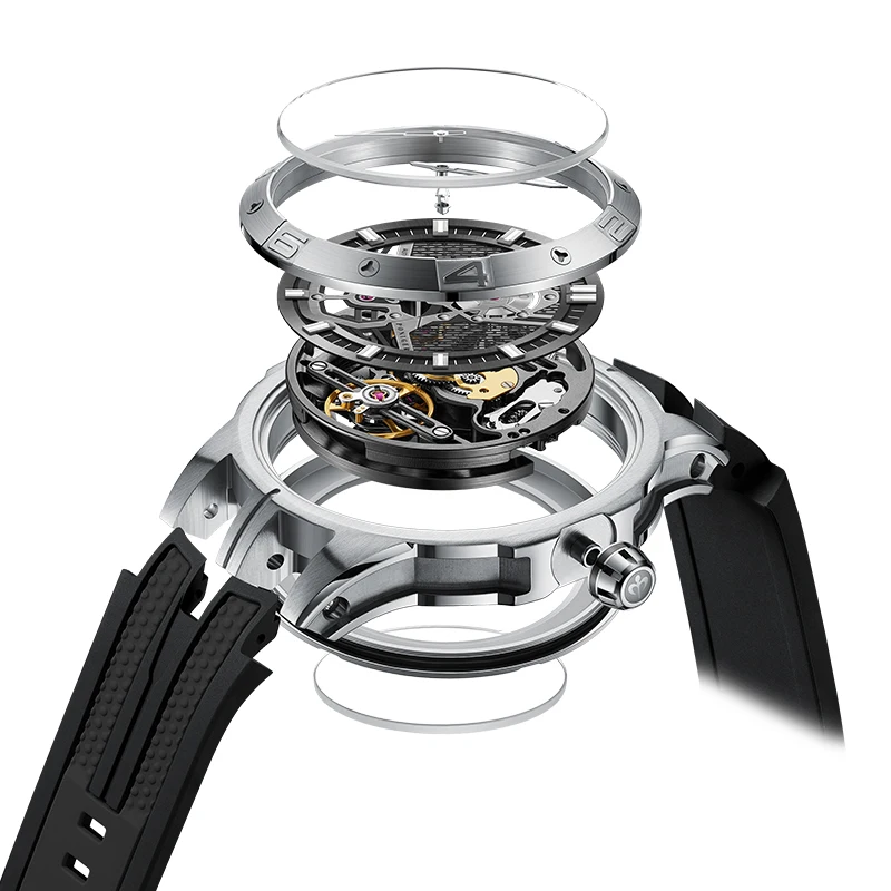 Poniger 42mm aerospace rocket automatic mechanical men's watch casual fashion sports sapphire glass stainless steel watch P620
Poniger 42mm aerospace rocket automatic mechanical men's watch casual fashion sports sapphire glass stainless steel watch P620