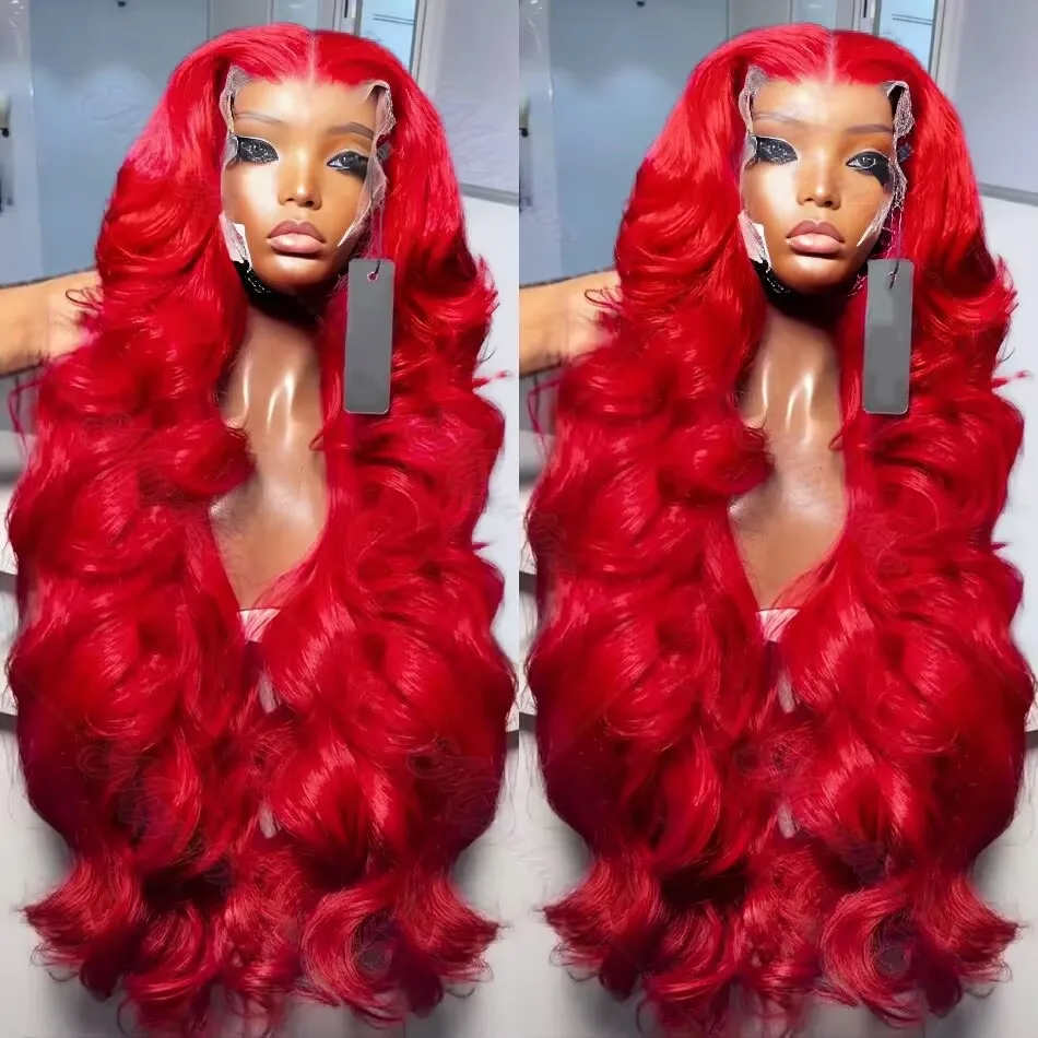 13x6 HD Hot Red Colored 30 34 Inches 200% Body Water Wave Lace Front Human Hair Wigs Brazilian 13x4 Lace Frontal Remy Hair Wig
13x6 HD Hot Red Colored 30 34 Inches 200% Body Water Wave Lace Front Human Hair Wigs Brazilian 13x4 Lace Frontal Remy Hair Wig