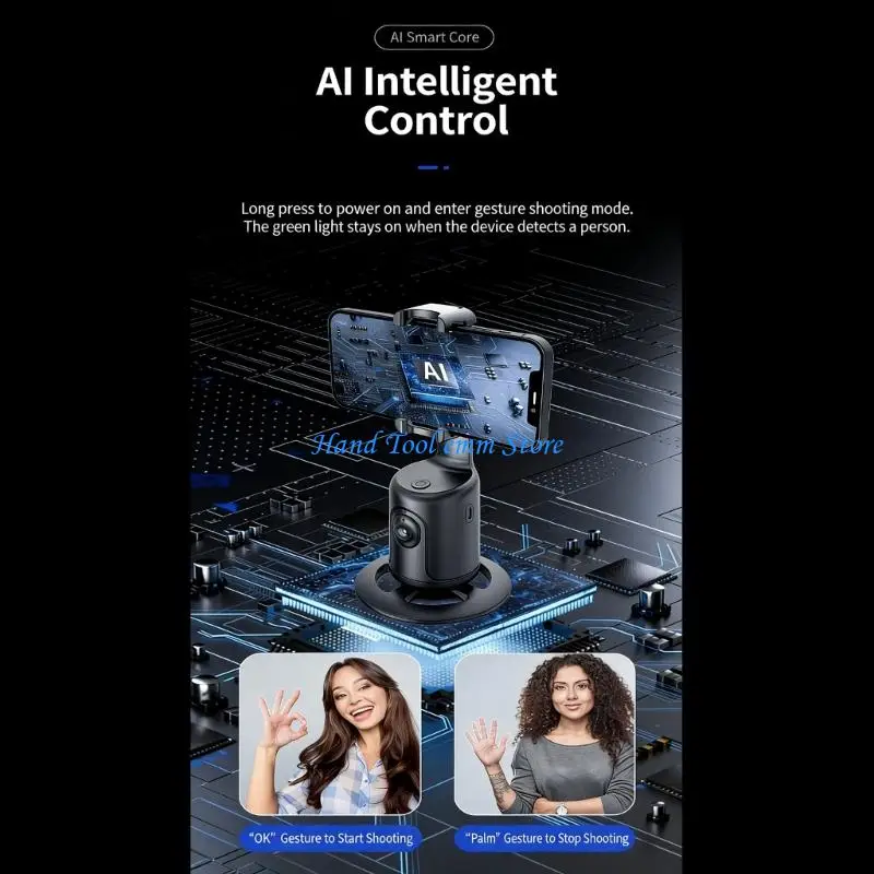 H37F Hand Motion Controlled Mobile Device Holder With Person Detection And Light Features
H37F Hand Motion Controlled Mobile Device Holder With Person Detection And Light Features