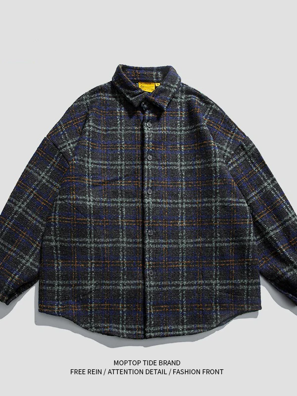 Повседневная мужская шерстяная куртка Jaet, осенняя новая клетчатая рабочая одежда в стиле ретро, американская высококачественная полиэстеровая верхняя одежда на весну и осень
Повседневная мужская шерстяная куртка Jaet, осенняя новая клетчатая рабочая одежда в стиле ретро, американская высококачественная полиэстеровая верхняя одежда на весну и осень