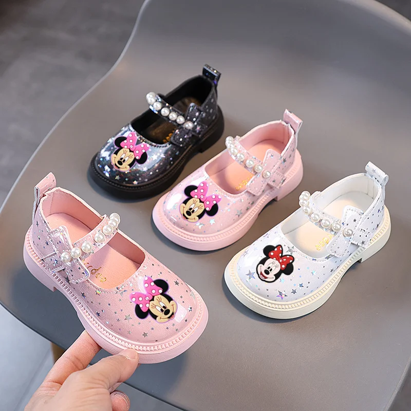 Disney Mickey Mouse Spring fall Toddler shoes Girl Princess Leather Shoes kids Baby Princess Shoes Non-slip Soft Bottom Sandals
Disney Mickey Mouse Spring fall Toddler shoes Girl Princess Leather Shoes kids Baby Princess Shoes Non-slip Soft Bottom Sandals