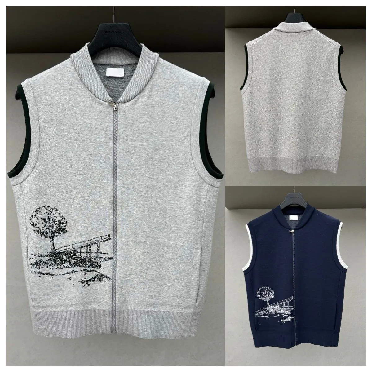 New Men's Golf Wear: Stand-Up Collar, Logo Colorway, Casual Knit Vest for Outdoor Sports
New Men's Golf Wear: Stand-Up Collar, Logo Colorway, Casual Knit Vest for Outdoor Sports