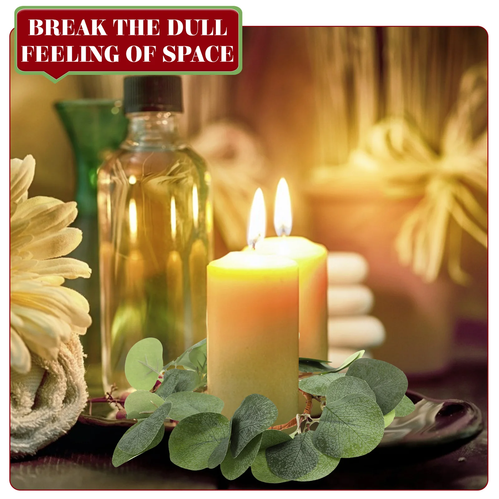 1pc Artificial Greenery Leaves Table Decor Desktop Ring Fake Leaf Wreath Christmas Party Decoration Xmas Wreath Spring
1pc Artificial Greenery Leaves Table Decor Desktop Ring Fake Leaf Wreath Christmas Party Decoration Xmas Wreath Spring