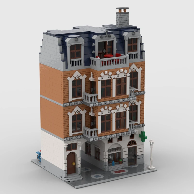 NEW 3954PCS City Hot Selling Street View Moc Modular Old Town Pharmacy building model DIY creative ideas Child Toy Gift Blocks
NEW 3954PCS City Hot Selling Street View Moc Modular Old Town Pharmacy building model DIY creative ideas Child Toy Gift Blocks