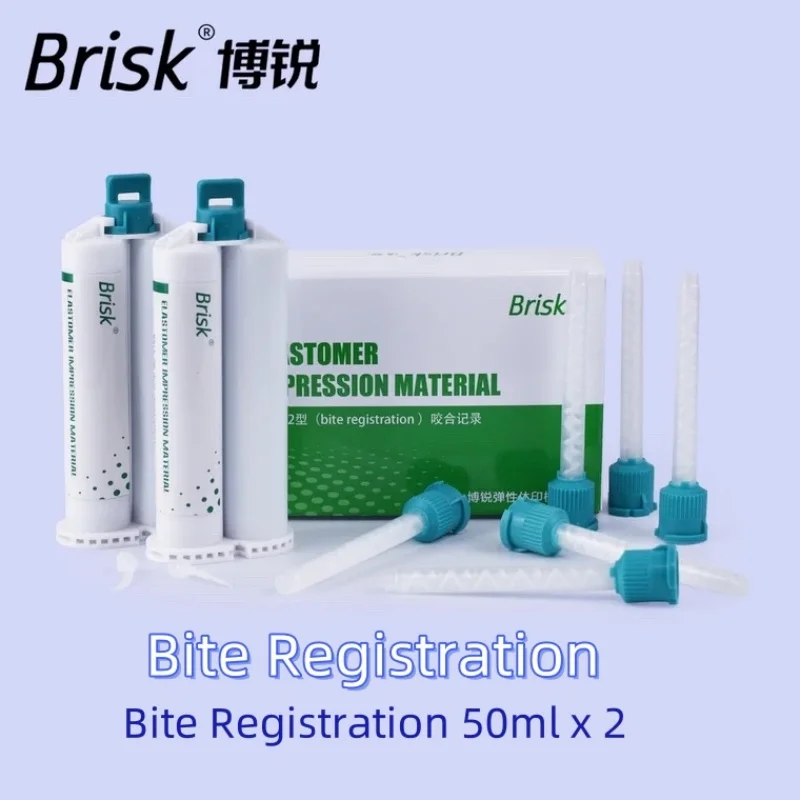 Brisk Dental Silicone Rubber Dental Impression Material Bite Registration Elastic Adsorption Full Denture Molding
Brisk Dental Silicone Rubber Dental Impression Material Bite Registration Elastic Adsorption Full Denture Molding