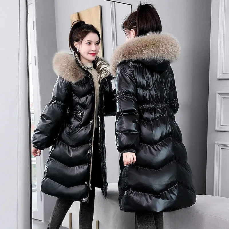 2024 New Fashion Winter Coat Womens X-Long High Quality Down Cotton Parkas Hooded Outerwear Warm Faux Fur Woman Thick Outerwear
2024 New Fashion Winter Coat Womens X-Long High Quality Down Cotton Parkas Hooded Outerwear Warm Faux Fur Woman Thick Outerwear