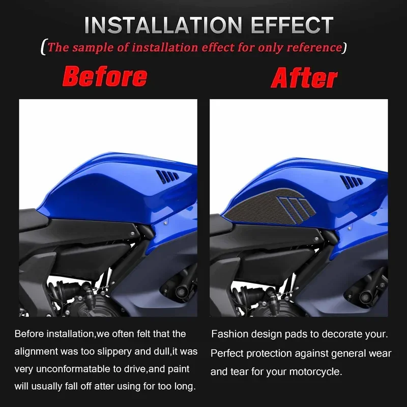 For YAMAHA YZF-R7 YZF R7 2021 2022 Motorcycle Anti Slip Fuel Oil Tank Pad Side Knee Grip Decal Protector Water Proof Sticke
For YAMAHA YZF-R7 YZF R7 2021 2022 Motorcycle Anti Slip Fuel Oil Tank Pad Side Knee Grip Decal Protector Water Proof Sticke