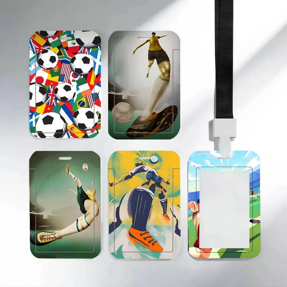 Football ID Card Holder Cute Badge Holder PVC Card Cover With Clear Window For Student Office Bus Card
Football ID Card Holder Cute Badge Holder PVC Card Cover With Clear Window For Student Office Bus Card