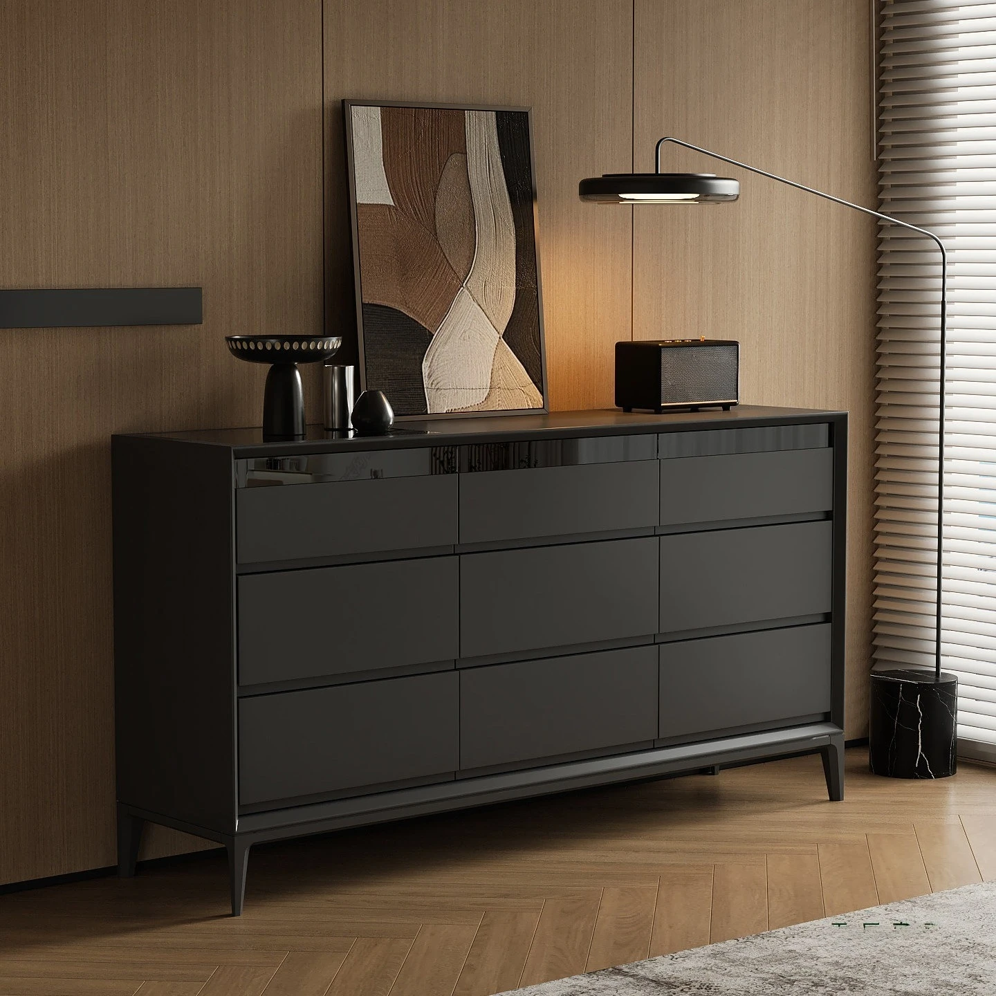 Italian minimalist nine-chest cabinet modern minimalist living room bedroom bedside storage wall storage cabinet
Italian minimalist nine-chest cabinet modern minimalist living room bedroom bedside storage wall storage cabinet