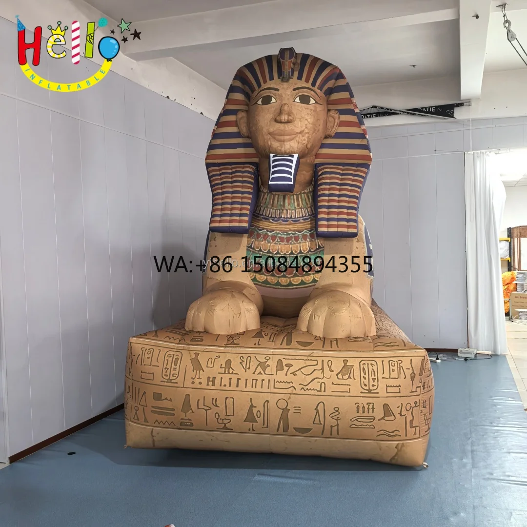 Egyptian Theme Advertising Decoration Lifelike Inflatable Sphinx Model
Egyptian Theme Advertising Decoration Lifelike Inflatable Sphinx Model