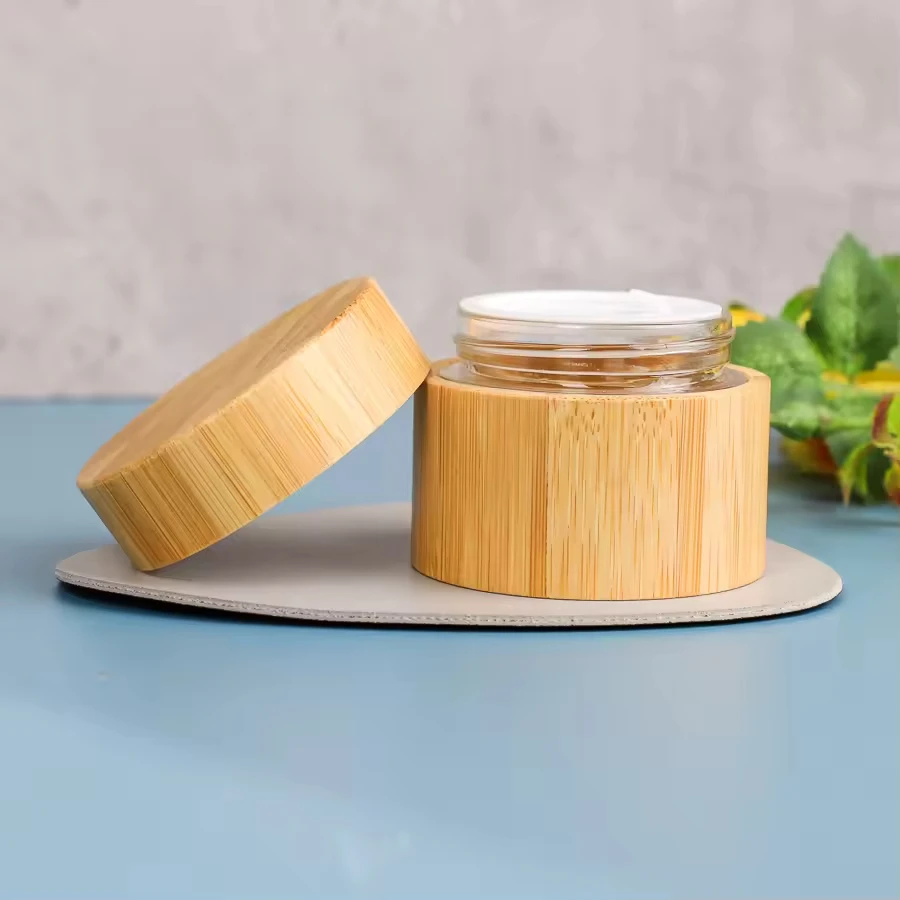 Cosmetic Clear Frosted Glass Cream Jar With Bamboo Wood Cap Glass Cream Jar Bamboo Lids Bamboo Cream Jars different size
Cosmetic Clear Frosted Glass Cream Jar With Bamboo Wood Cap Glass Cream Jar Bamboo Lids Bamboo Cream Jars different size