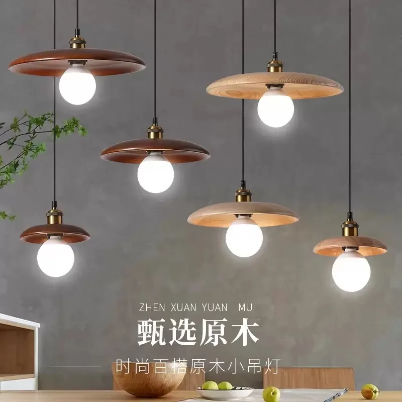 New Chinese Style Wood Pendant Light Retro LED Hanging Lamp Chandeliers Indoor Lighting Room Decor For Living Room Bedroom
New Chinese Style Wood Pendant Light Retro LED Hanging Lamp Chandeliers Indoor Lighting Room Decor For Living Room Bedroom