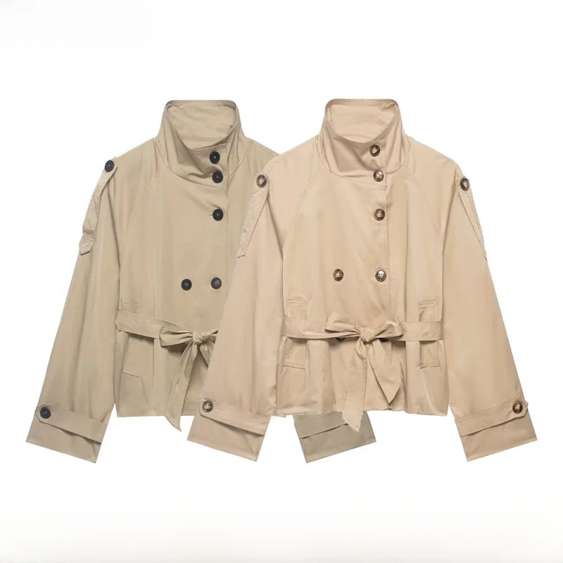 Spring Summer New Arrival Women's Short Length Long Sleeve Windbreaker Coat Double Row Buttons ZR Style Fashionable Versatile...
Spring Summer New Arrival Women's Short Length Long Sleeve Windbreaker Coat Double Row Buttons ZR Style Fashionable Versatile...