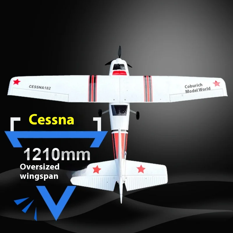 Новая модель самолета Cessna Plus с фиксированным крылом, размах крыльев, 1,2 метра, Cessna182, тренировочный самолет с дистанционным управлением с фиксированным крылом
Новая модель самолета Cessna Plus с фиксированным крылом, размах крыльев, 1,2 метра, Cessna182, тренировочный самолет с дистанционным управлением с фиксированным крылом