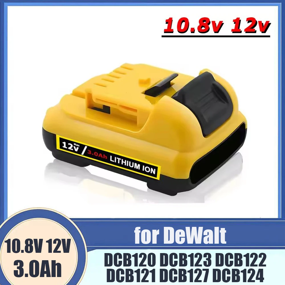 New 12V 3.0Ah Battery for Dewalt DCB120 Lithium ion Battery compatible DCB124 DCB123 DW089LG DCD701F2 Power Tools/Laser Level
New 12V 3.0Ah Battery for Dewalt DCB120 Lithium ion Battery compatible DCB124 DCB123 DW089LG DCD701F2 Power Tools/Laser Level
