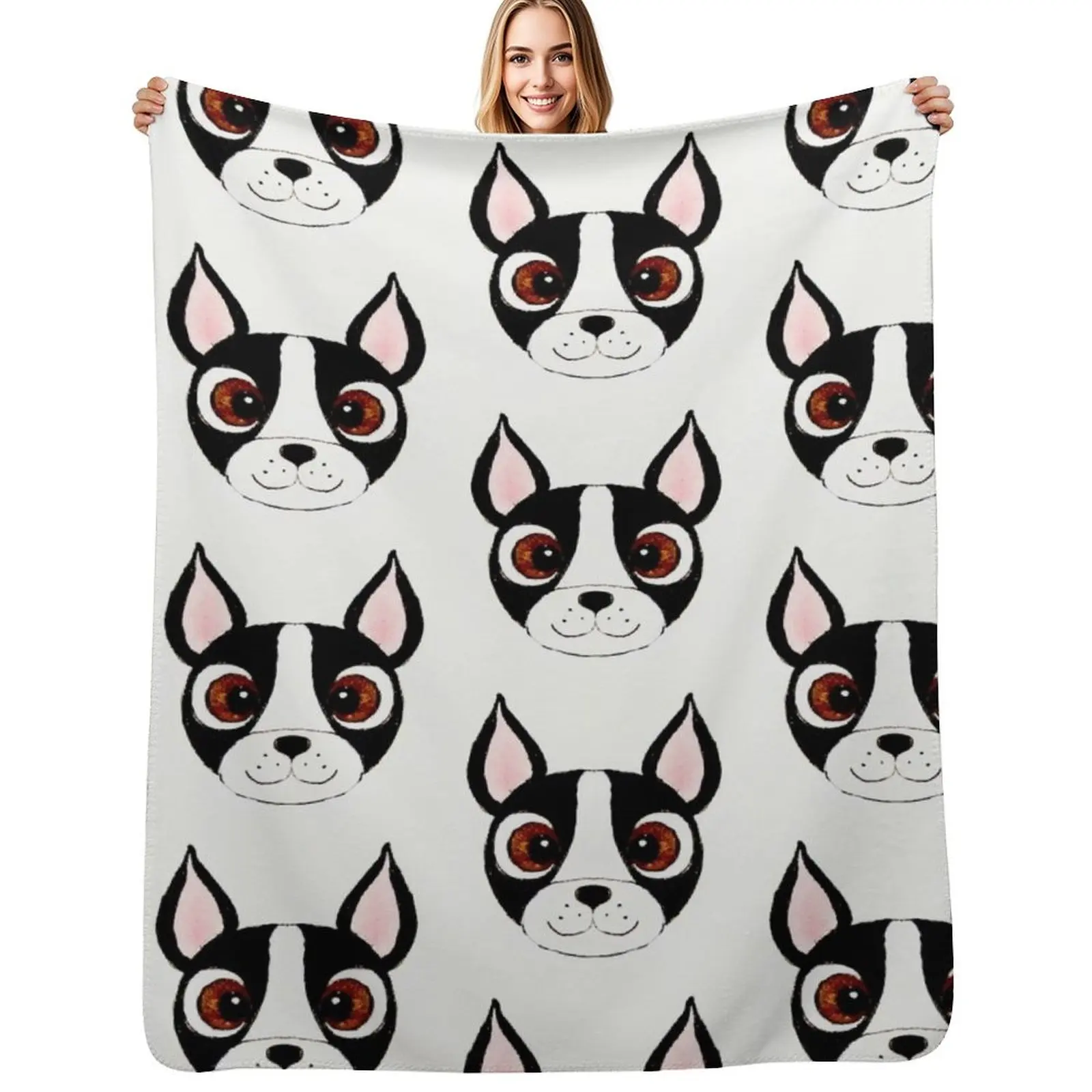 Boston Terrier Cartoon Throw Blanket No Pilling Soft Warm Blanket for Bed
Boston Terrier Cartoon Throw Blanket No Pilling Soft Warm Blanket for Bed