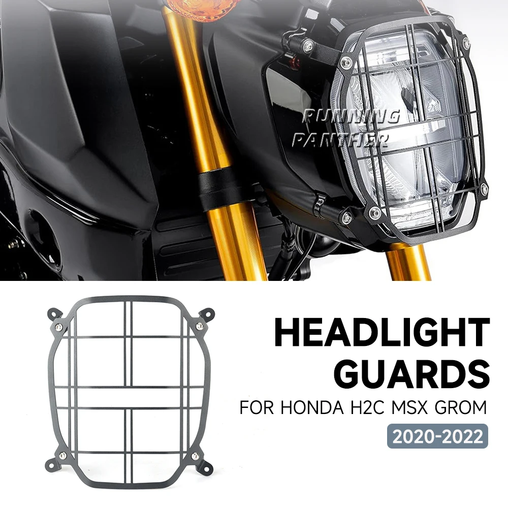 For HONDA H2C Msx Grom 2020 2021 2022 H2C MSX GROM Motorcycle Headlight Guard Protector Lens Cover Accessories Black New
For HONDA H2C Msx Grom 2020 2021 2022 H2C MSX GROM Motorcycle Headlight Guard Protector Lens Cover Accessories Black New