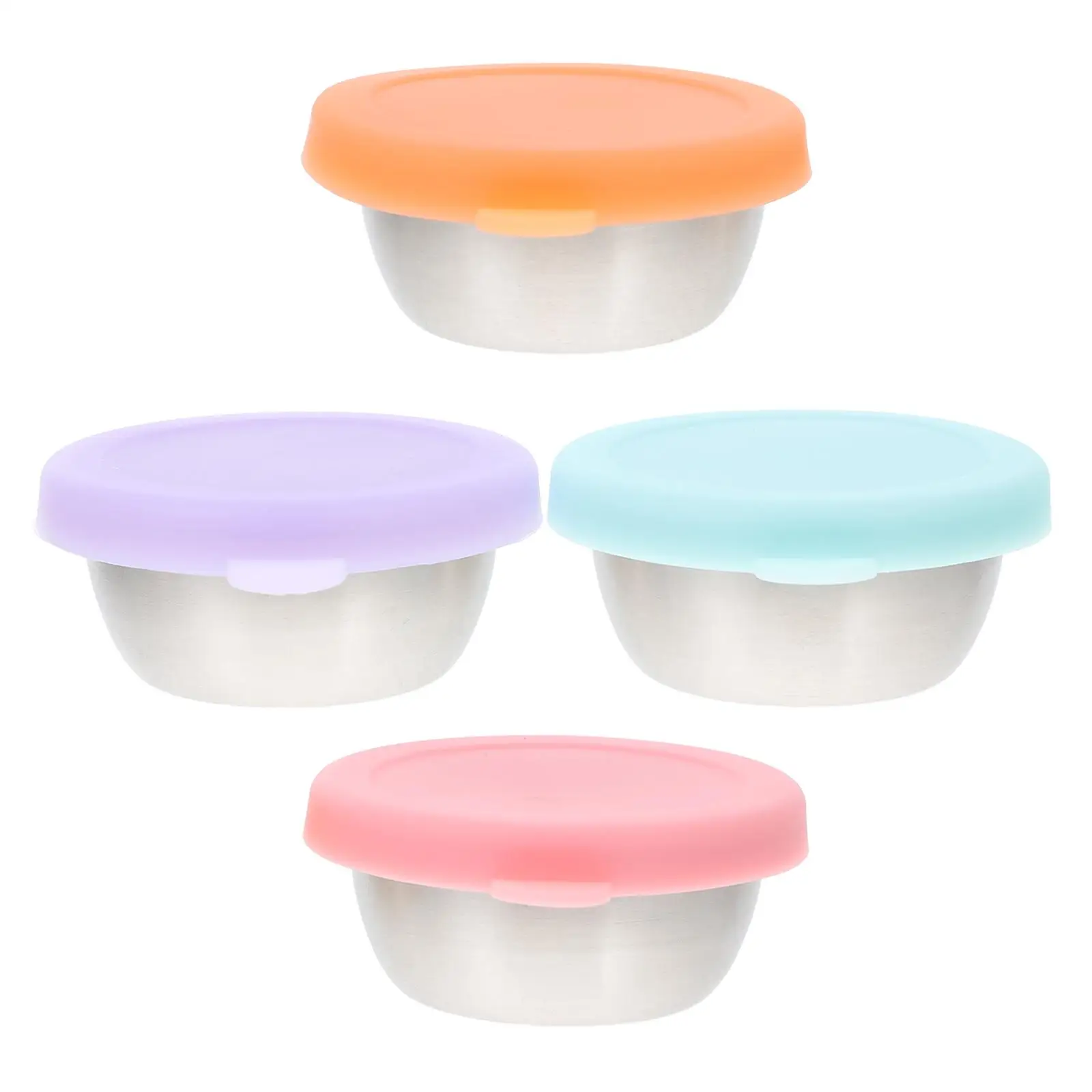 4 Pcs Sauce Cup Container Dipping Cups Reusable Salad Containers with Lids Stainless Steel Dressing to Go
4 Pcs Sauce Cup Container Dipping Cups Reusable Salad Containers with Lids Stainless Steel Dressing to Go