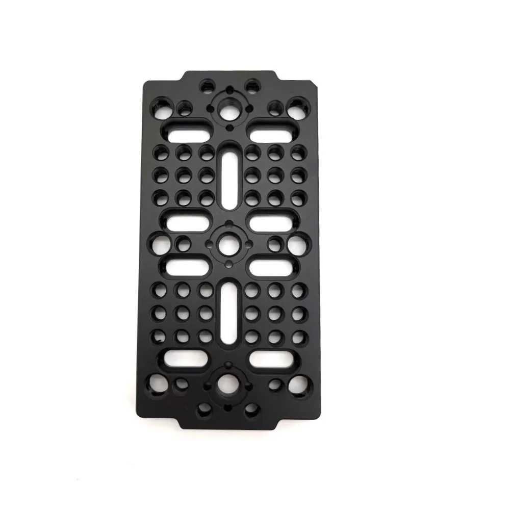 New Cheese Expansion Mount Plate Kit with 1/4" 3/8" Threaded Locating Point Holes for ARRI Camera Railblocks Tripod
New Cheese Expansion Mount Plate Kit with 1/4" 3/8" Threaded Locating Point Holes for ARRI Camera Railblocks Tripod