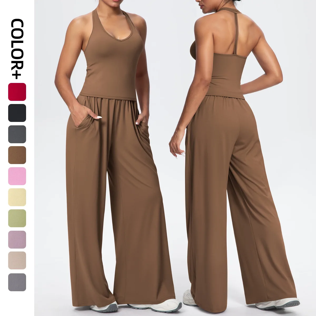 Women's Yoga Set High Waist Workout Outfit Criss Running Fitness Clothing 2 Piece Tracksuit Gym Wear Jogging Sportswear
Women's Yoga Set High Waist Workout Outfit Criss Running Fitness Clothing 2 Piece Tracksuit Gym Wear Jogging Sportswear