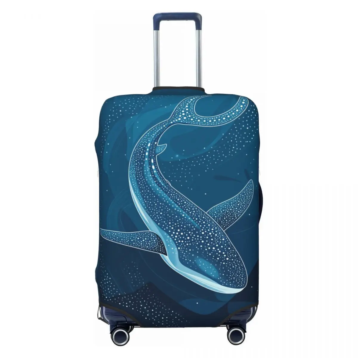 Light Blue White Outline Spotted Whale Shark Ocean Poster Suitcase Cover Fun Business Protection Luggage Supplies Holiday
Light Blue White Outline Spotted Whale Shark Ocean Poster Suitcase Cover Fun Business Protection Luggage Supplies Holiday