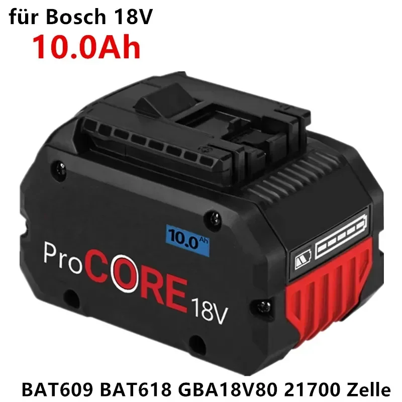 CORE18V 10,0Ah ProCORE er400 аккумуляторная батарея для профессиональной системы Bosch 18V, беспроводной уплотнитель BAT609 BAT618 GBA18V80 21700 Zelle
CORE18V 10,0Ah ProCORE er400 аккумуляторная батарея для профессиональной системы Bosch 18V, беспроводной уплотнитель BAT609 BAT618 GBA18V80 21700 Zelle