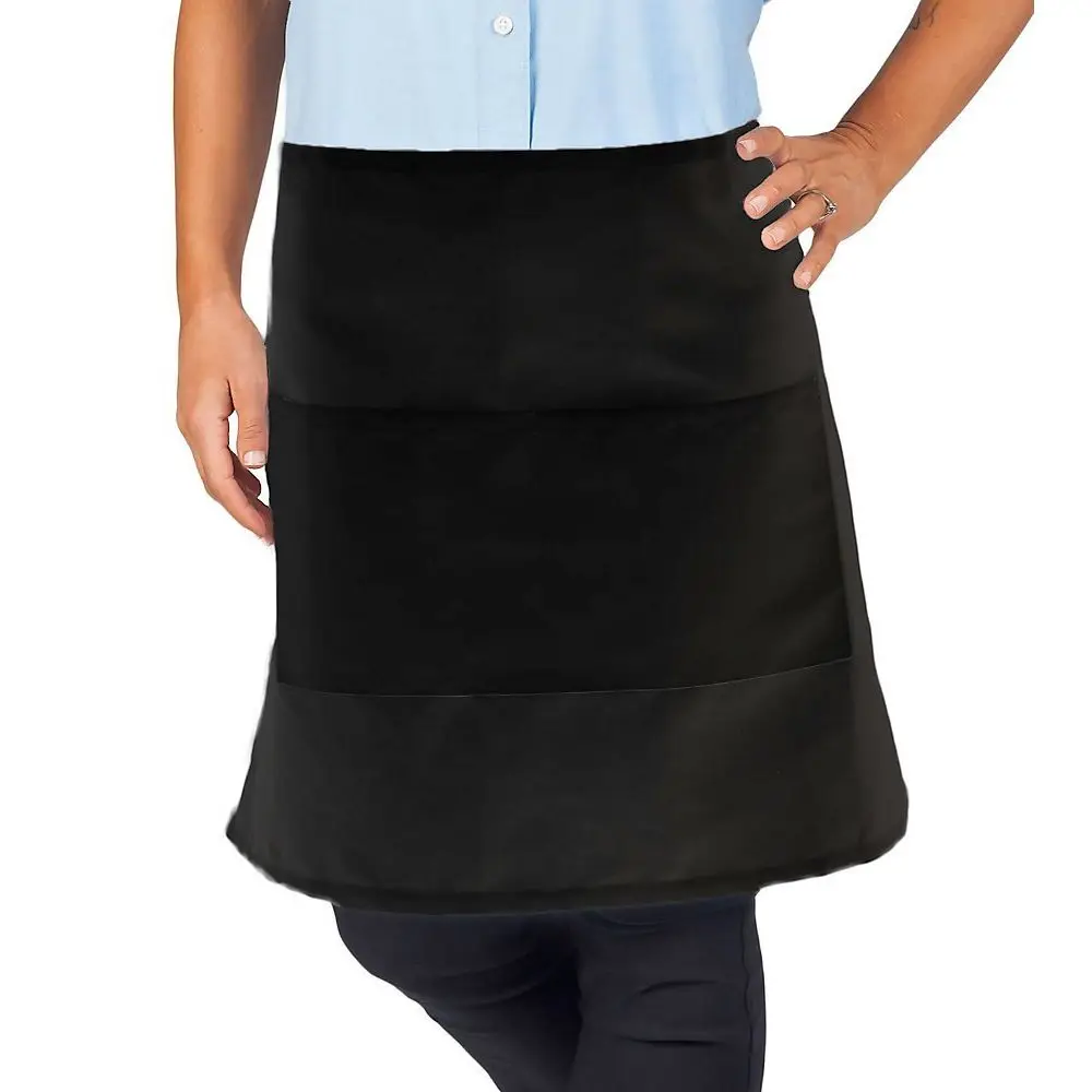 Pack of 72 Black Bistro Apron, 2 Pockets
Pack of 72 Black Bistro Apron, 2 Pockets