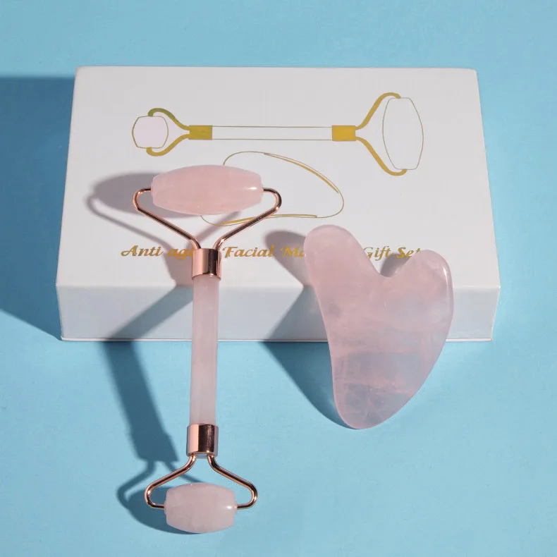 New Natural Jade Powder Crystal Roller Scraping Board Set Facial Meridian Scraping Stick Massage Equipment
New Natural Jade Powder Crystal Roller Scraping Board Set Facial Meridian Scraping Stick Massage Equipment