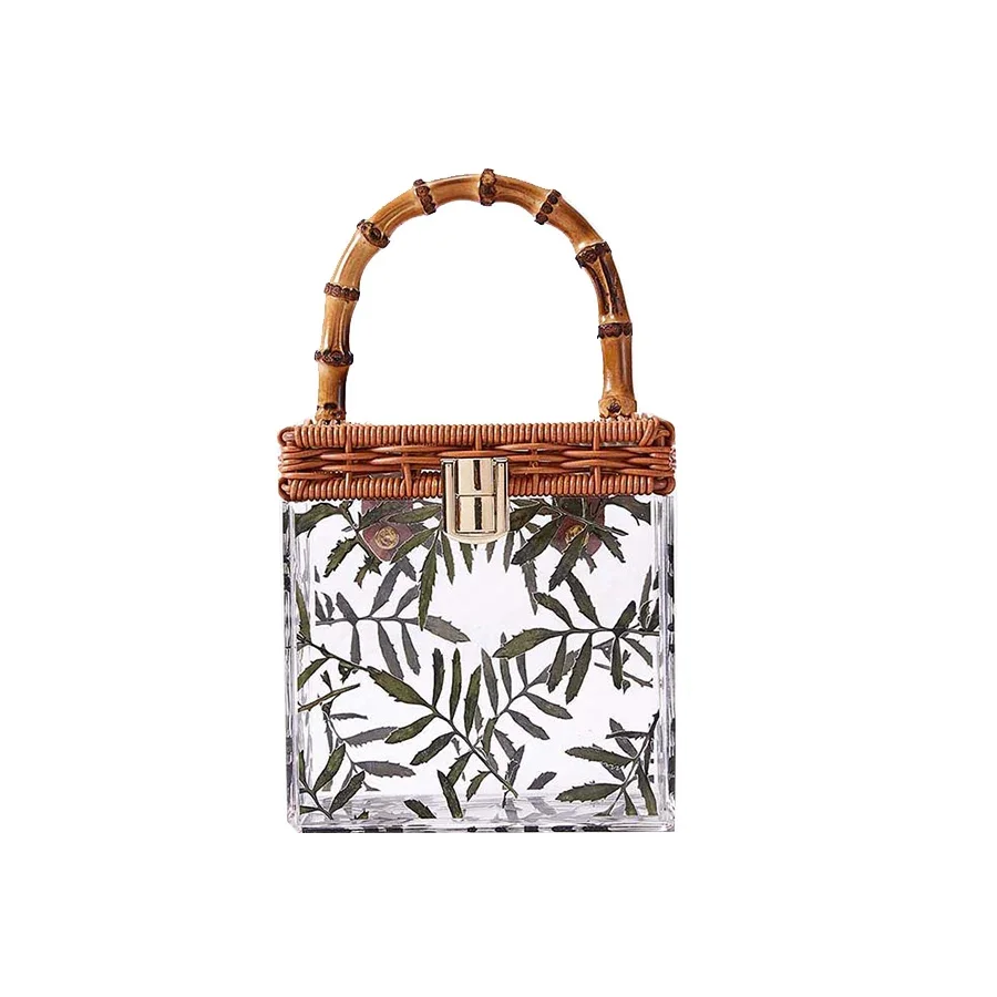 Летняя прозрачная акриловая коробка с принтом, квадратная сумка, бамбуковая тканая сумка ручной работы с ручкой, женские вечерние клатчи, сумка с верхней ручкой
Летняя прозрачная акриловая коробка с принтом, квадратная сумка, бамбуковая тканая сумка ручной работы с ручкой, женские вечерние клатчи, сумка с верхней ручкой