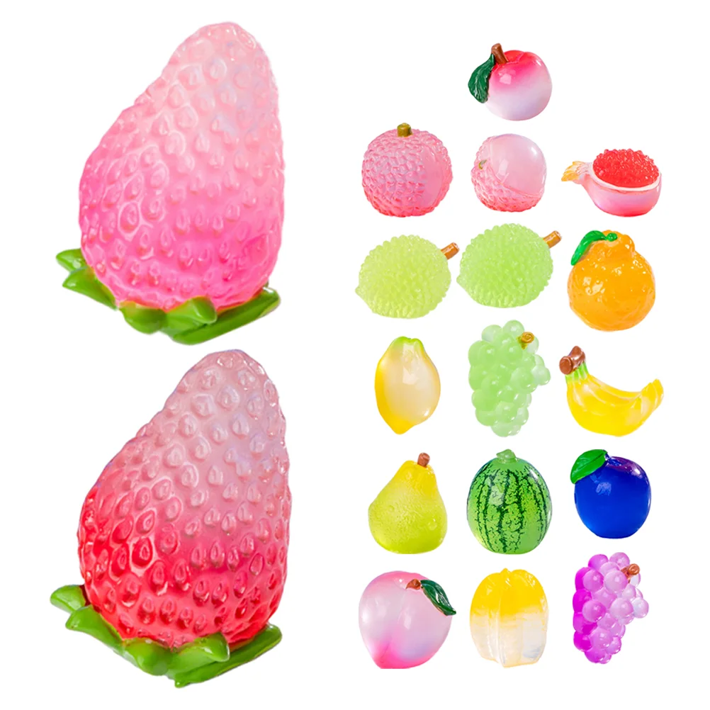 20 Pcs Creative DIY Resin Fruit Glow in The Dark Small Faux Fruits for Craft Making Delicate Home Decor Novelty Party Decoration
20 Pcs Creative DIY Resin Fruit Glow in The Dark Small Faux Fruits for Craft Making Delicate Home Decor Novelty Party Decoration