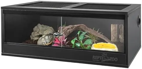 REPTI ZOO 35 Gal PVC Reptile Tank 36x18x12" Sliding Door & Ventilation for Gecko, Frog, Lizard, Snake, Turtle
REPTI ZOO 35 Gal PVC Reptile Tank 36x18x12" Sliding Door & Ventilation for Gecko, Frog, Lizard, Snake, Turtle