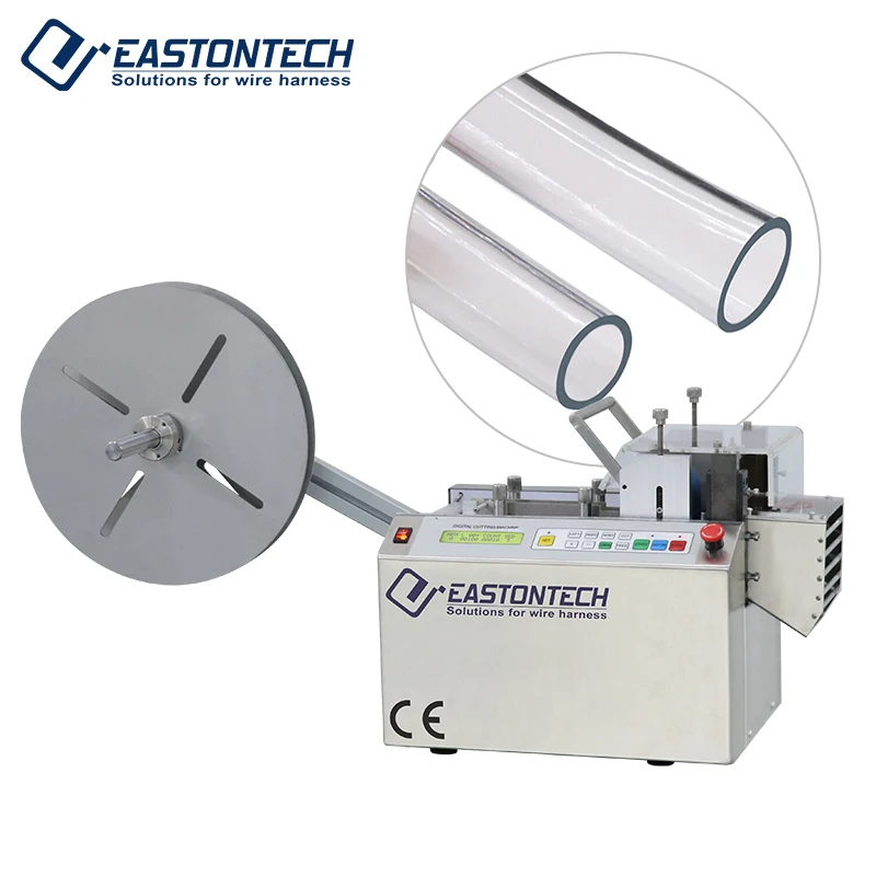 EW-1250 Automatic Heat Shrink Tube Cutting Machine Silicone Tubes Cutter Rubber Hoses Cutting Machine
EW-1250 Automatic Heat Shrink Tube Cutting Machine Silicone Tubes Cutter Rubber Hoses Cutting Machine