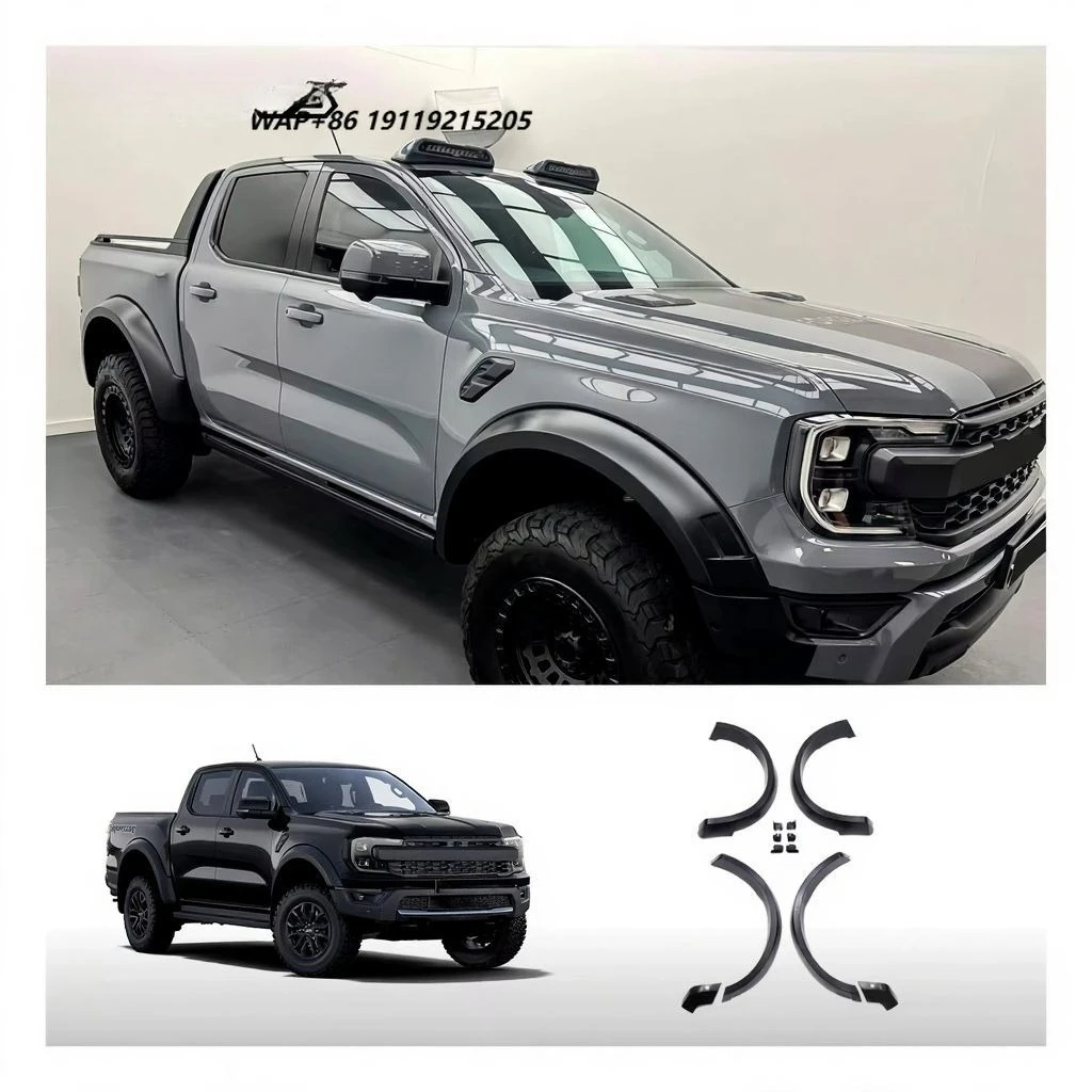 Car Auto Parts Extension Wide Wheel Arches 4x4 Fender Flares for Ranger Raptor Accessories
Car Auto Parts Extension Wide Wheel Arches 4x4 Fender Flares for Ranger Raptor Accessories