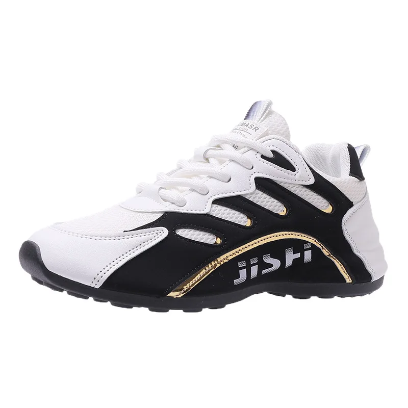 Quality Brand Men Sneakers Leather Splicing Lace-up Casual Shoes for Men Summer Mesh Breathable Shoes Men Lightweight Loafers
Quality Brand Men Sneakers Leather Splicing Lace-up Casual Shoes for Men Summer Mesh Breathable Shoes Men Lightweight Loafers