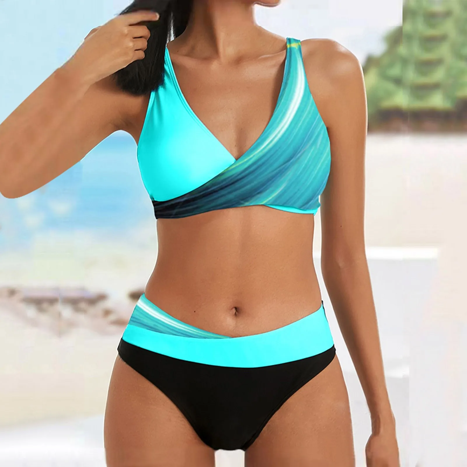 Women's High Waisted Two Pieces Set Swimsuit Carnival Summer Bodysuit
Women's High Waisted Two Pieces Set Swimsuit Carnival Summer Bodysuit