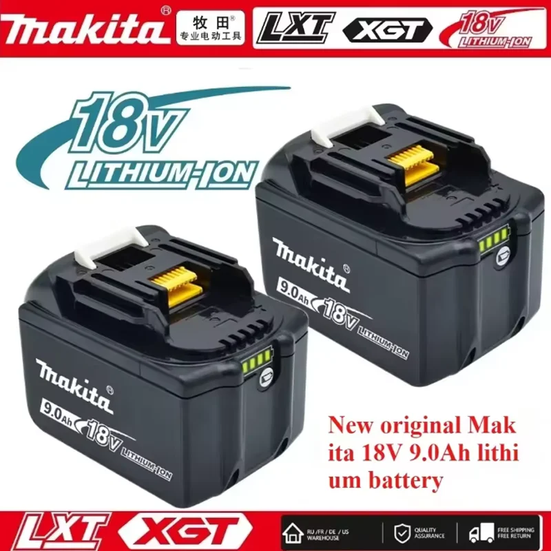 Original Makita battery 18V 9.0Ah/6AH/5AH rechargeable battery, power tool BL1830 BL1840、BL1850、BL1860B for Makita 18V battery
Original Makita battery 18V 9.0Ah/6AH/5AH rechargeable battery, power tool BL1830 BL1840、BL1850、BL1860B for Makita 18V battery