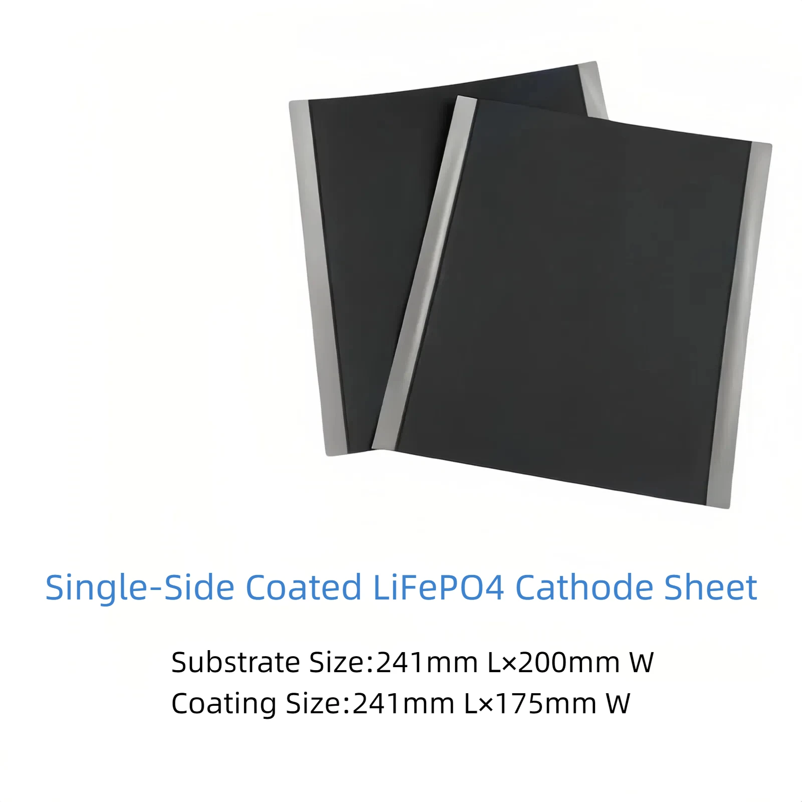 Лист катода LFP с односторонним покрытием 241 X200 мм | LiFePO4 с покрытием на Al Foil (16umT) | 5шт/пакет
Лист катода LFP с односторонним покрытием 241 X200 мм | LiFePO4 с покрытием на Al Foil (16umT) | 5шт/пакет