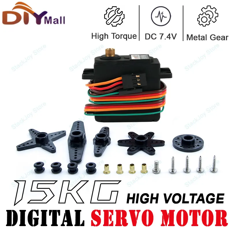 FS5115M-FB 15.5KG Digital Servo Position Feedback 180° Metal Gear 0.16s/60° for 1/8 1/10 RC Car Boat Robot Airplane
FS5115M-FB 15.5KG Digital Servo Position Feedback 180° Metal Gear 0.16s/60° for 1/8 1/10 RC Car Boat Robot Airplane