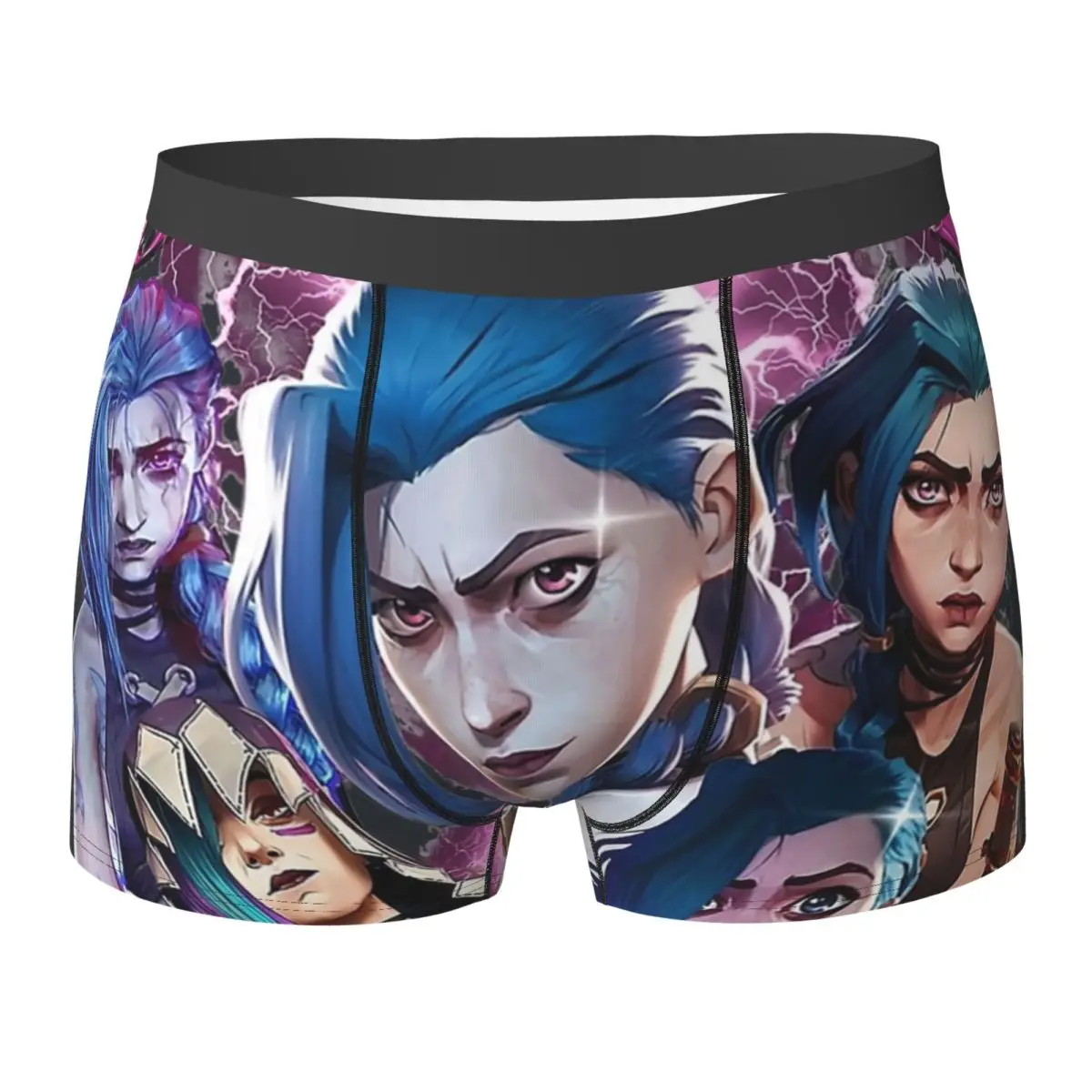 Jinx Arcane Underwear League of Legends Anime Game Funny Underpants Print Boxer Brief 3D Pouch Men Large Size Boxer Shorts
Jinx Arcane Underwear League of Legends Anime Game Funny Underpants Print Boxer Brief 3D Pouch Men Large Size Boxer Shorts
