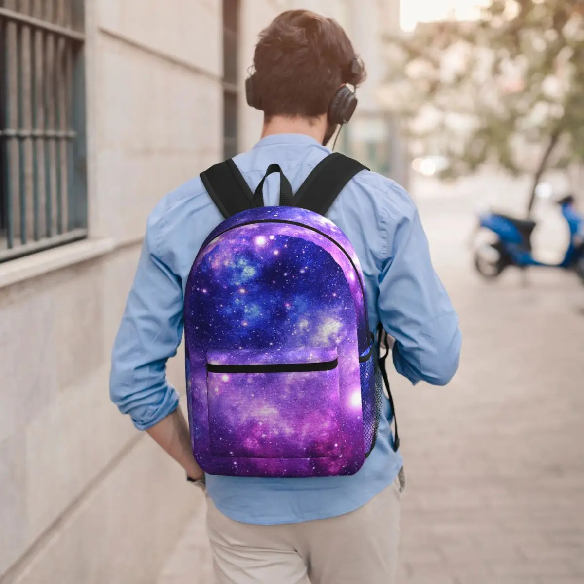 Purple Blue Galaxy Nebula Backpack Student BookBag Kids School Bag Computer Shoulder Bags for Men Women
Purple Blue Galaxy Nebula Backpack Student BookBag Kids School Bag Computer Shoulder Bags for Men Women