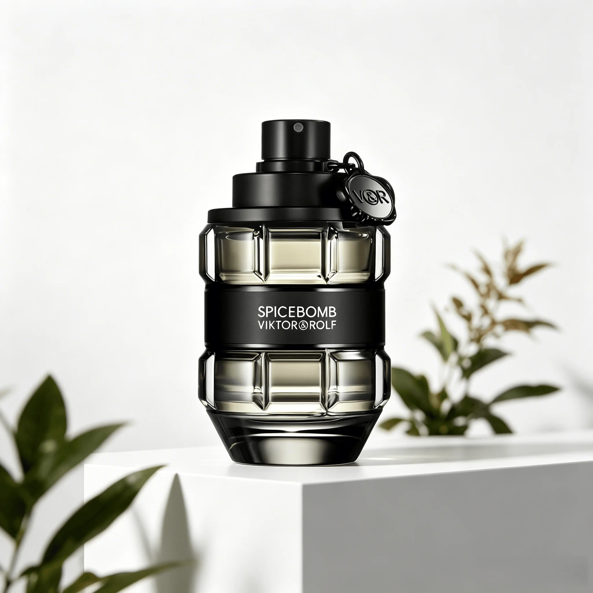 Viktor & Rolf Spicebomb Men EDP Perfume Gentle Spicy Jasmine Woody Scent Clear Faceted Glass Bottle Black Strap Tag Luxury Gift Perfume for Him
Viktor & Rolf Spicebomb Men EDP Perfume Gentle Spicy Jasmine Woody Scent Clear Faceted Glass Bottle Black Strap Tag Luxury Gift Perfume for Him