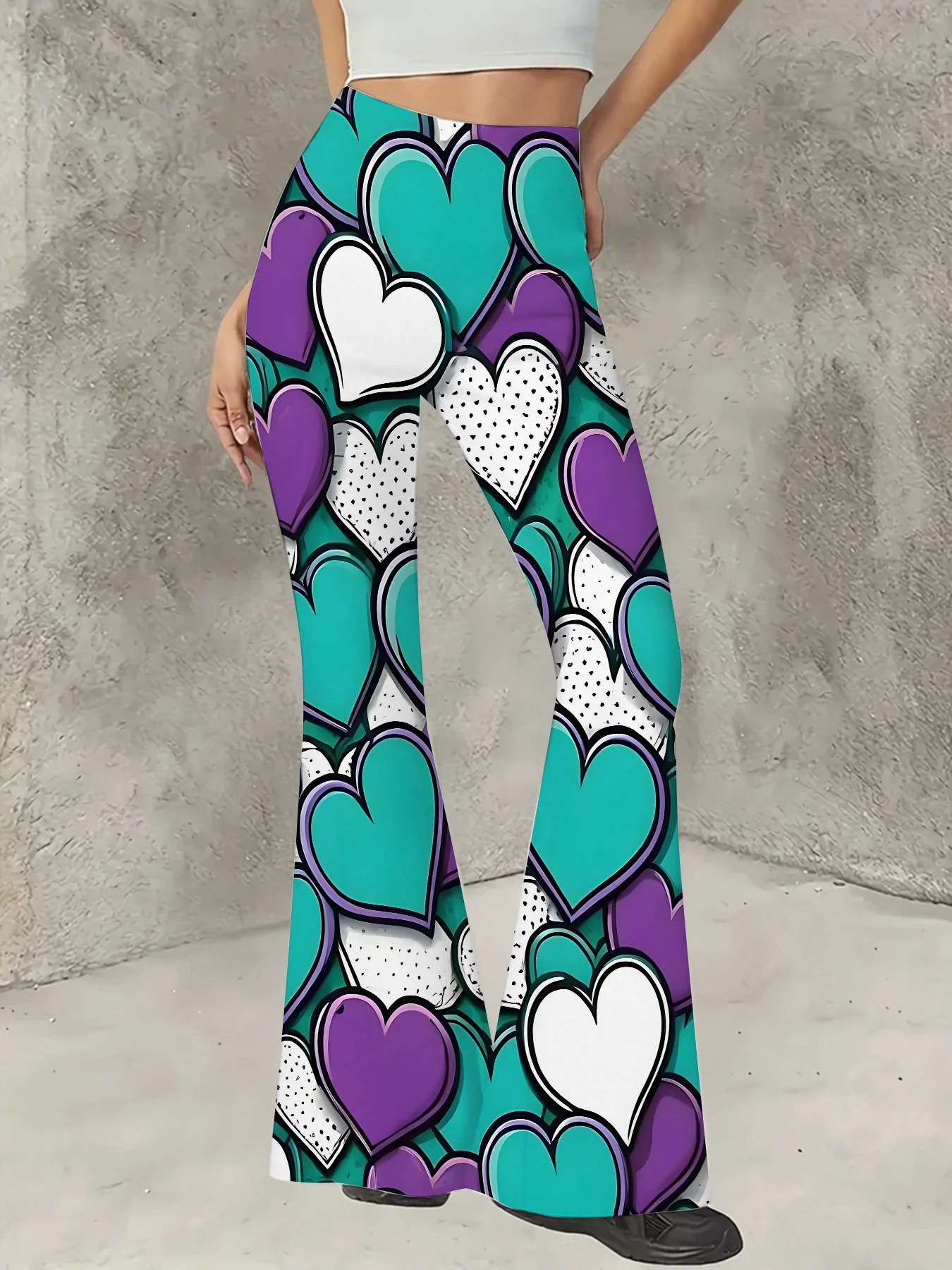 Plus Size All-Over Print Flare Pants Women Stretchy High Waist Bell Bottom
Plus Size All-Over Print Flare Pants Women Stretchy High Waist Bell Bottom