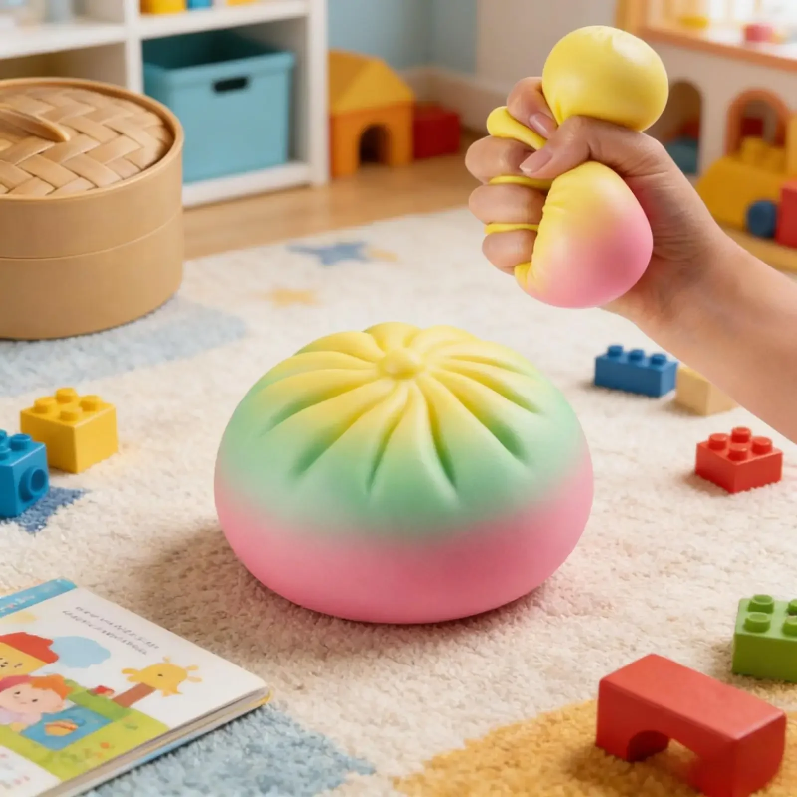 Steamed bread pressure ball Color slow rise extrusion decompression hand dumpling soft anti-pressure ball pressure ball
Steamed bread pressure ball Color slow rise extrusion decompression hand dumpling soft anti-pressure ball pressure ball