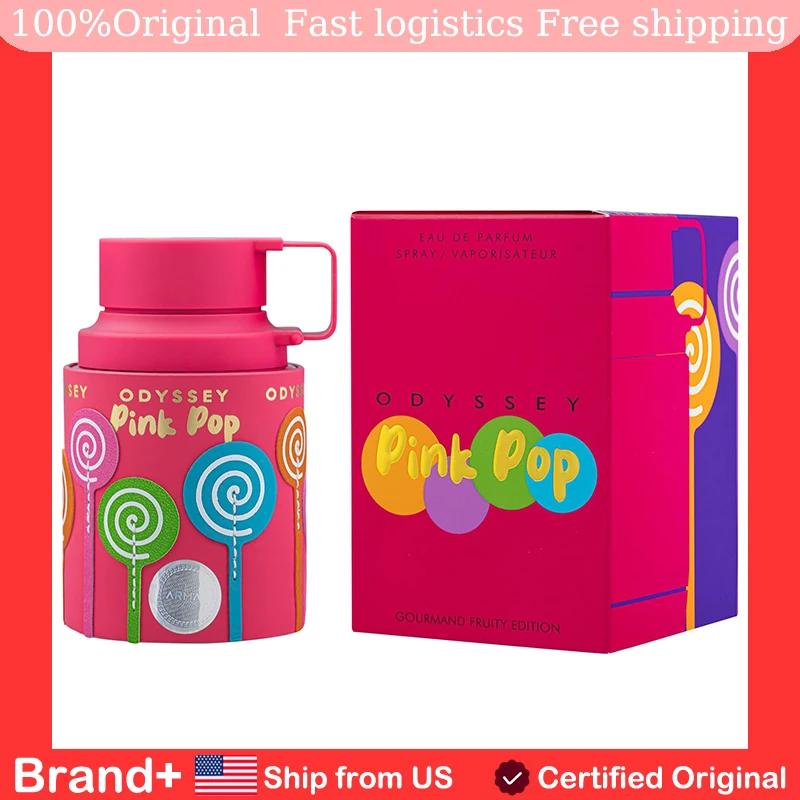 Armaf Odyssey Pink Pop Gourmand Fruity Edition Eau de Parfum Spray 3.4 Ounce Eastern-Middle Eastern fragrance long lasting fragrance Cologne Portable Pheromone Birthday gift
Armaf Odyssey Pink Pop Gourmand Fruity Edition Eau de Parfum Spray 3.4 Ounce Eastern-Middle Eastern fragrance long lasting fragrance Cologne Portable Pheromone Birthday gift