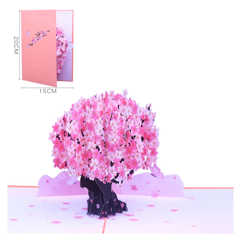 Cherry Blossom 3D Pop Up Greeting Card, Valentine's Day, Sympathy Card, Couples Thank You Card, Anniversary, Birthday Gift
Cherry Blossom 3D Pop Up Greeting Card, Valentine's Day, Sympathy Card, Couples Thank You Card, Anniversary, Birthday Gift