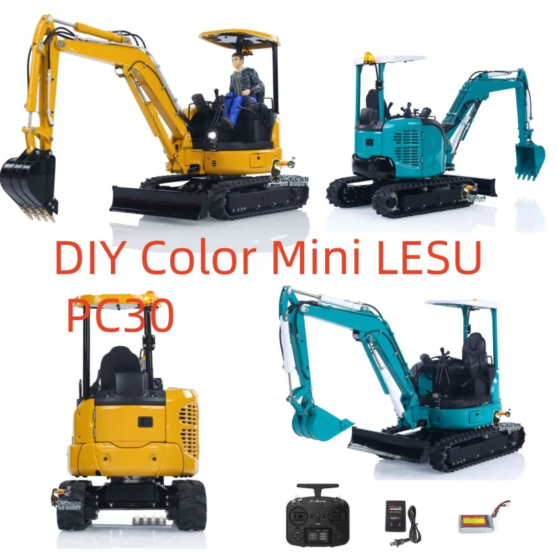 LESU PC30 B0003 Upgraded Ver 1/14 RC Hydraulic Excavator Metal Radio Controlled Digger Model Frsky X14 Radio Sound Light Battery
LESU PC30 B0003 Upgraded Ver 1/14 RC Hydraulic Excavator Metal Radio Controlled Digger Model Frsky X14 Radio Sound Light Battery