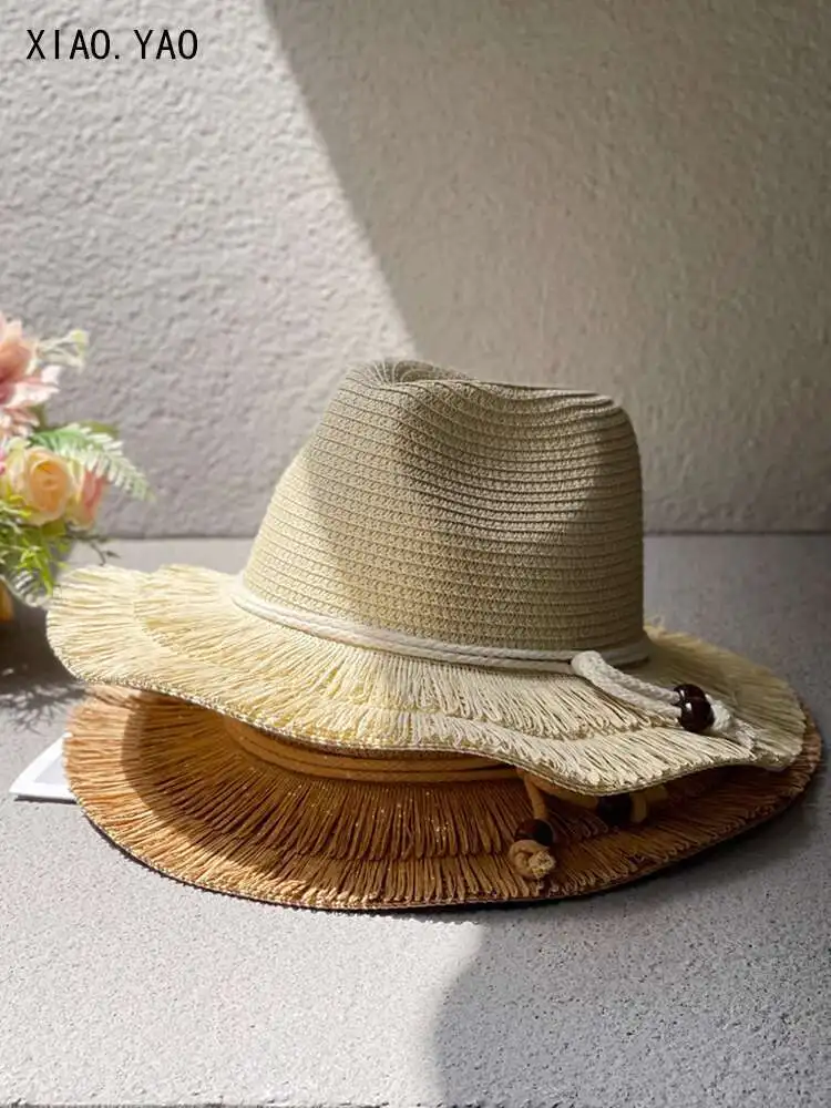 Fashionable And Personalized Grass Woven Jazz Women 2025 New Summer Outdoor Travel Shade Beach Denim Hat For Men
Fashionable And Personalized Grass Woven Jazz Women 2025 New Summer Outdoor Travel Shade Beach Denim Hat For Men