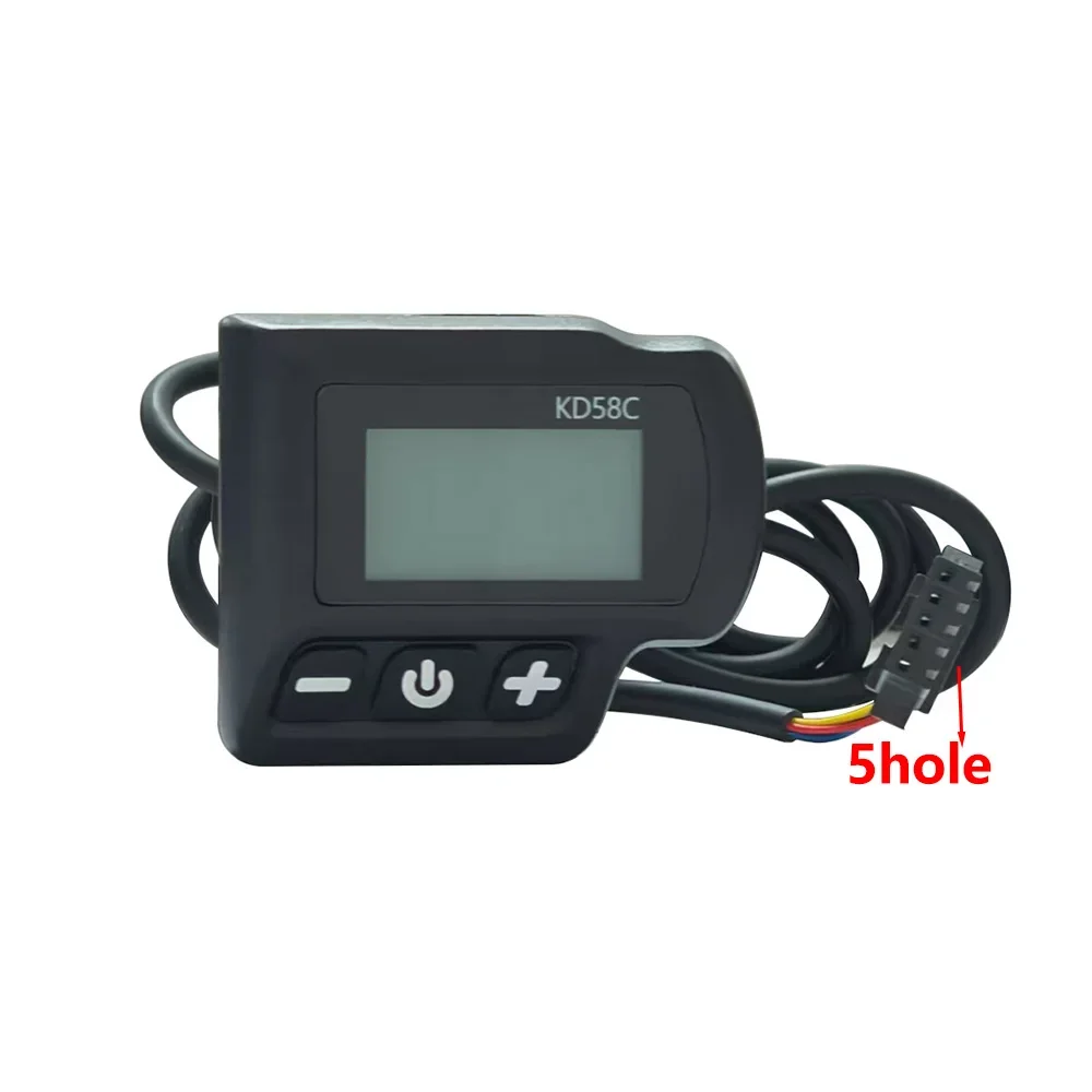 Nulkomma KD58C Electric Bike LCD Display Screen Meter 5Hole female Connector 36V 48V Speed Controller Panel Parts For Ebike fat
Nulkomma KD58C Electric Bike LCD Display Screen Meter 5Hole female Connector 36V 48V Speed Controller Panel Parts For Ebike fat